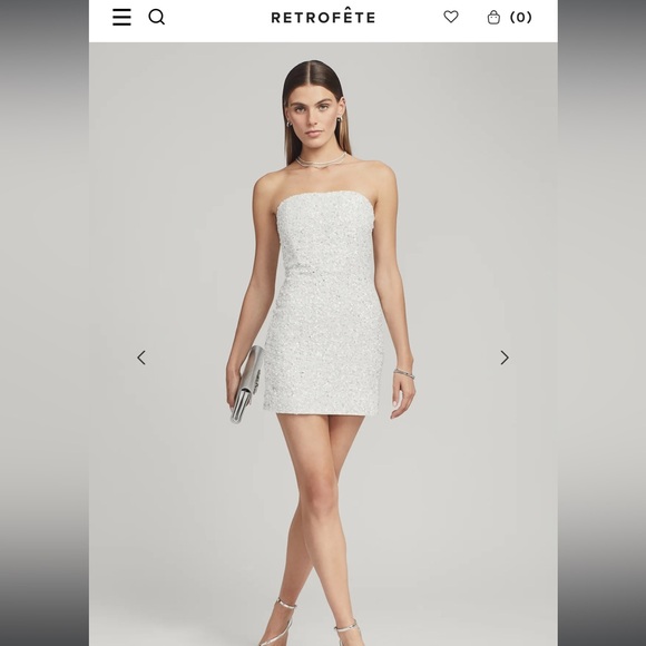 Retrofête Heather Dress- new with tags originally $548 - Picture 2 of 5